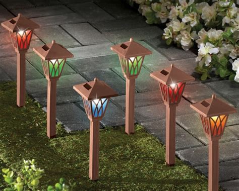 Solar Color Changing Path Lights | Fresh Garden Decor