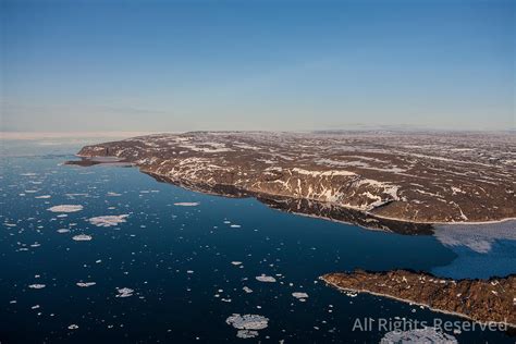 OverflightStock | Arctic Southampton Island Granite Hills and Porsild Mountains Nunavut Aerial ...