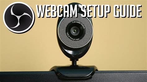 How to Set Up Webcam or Camera for Recording in OBS - YouTube