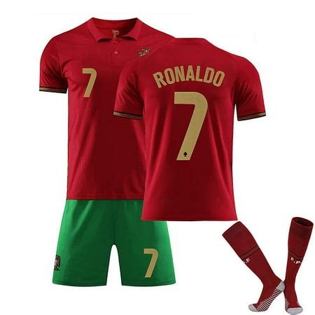 Cristiano Ronaldo Portugal Jersey,home Jersey No.7 (children's Size ...