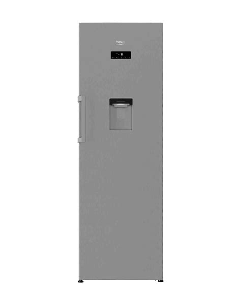 Beko Upright Fridge With Water Dispenser Full No Frost - Metallic – Bawas Furnishers