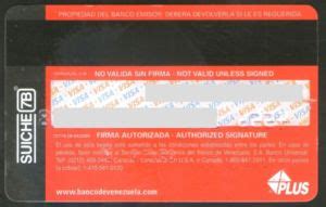 Bank Card: Banco de Venezuela - Grupo Santander (Banco De Venezuela, Venezuela) Col:VE-VI-0119-1