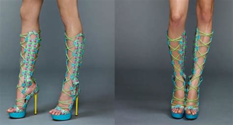 Versace lace up platform heels worn by Nicki Minaj in Super Bass | Heels, Ballet shoes, Platform ...