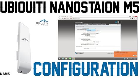 How to setup & configure Ubiquiti NANOSTATION M5 as A.P. (Access point) - YouTube