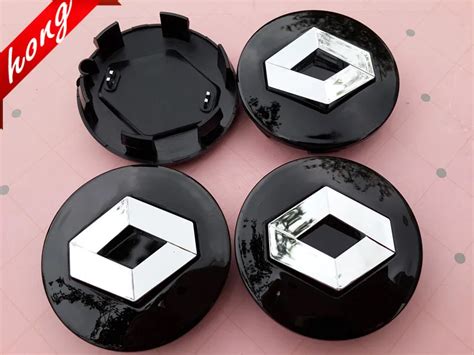 4pcs 57mm Renault car Wheel Center Hub Cap cover 3d Badge for Koleos Logan Fluence Duster Megane ...