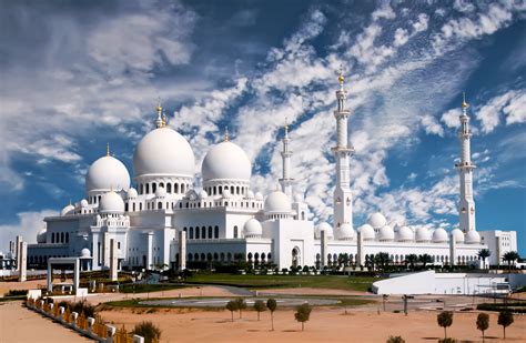 Download Religious Sheikh Zayed Grand Mosque HD Wallpaper