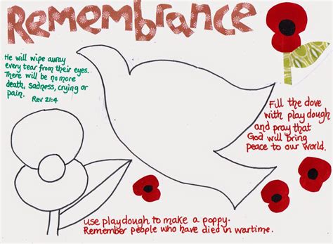 Flame: Creative Children's Ministry: Remembrance Sunday Reflective Play Dough Mat