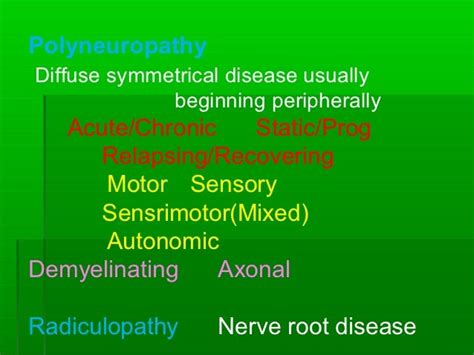 Peripheral neuropathy