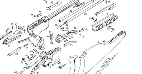 Winchester Model 1897 Schematic