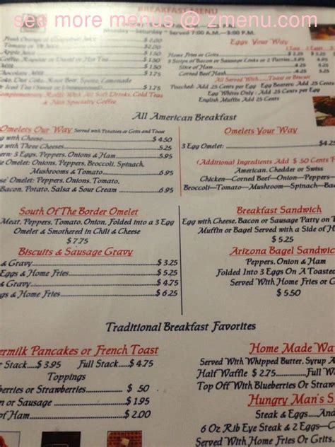 Online Menu of American Cafe Restaurant, Port Saint Lucie, Florida, 34952 - Zmenu