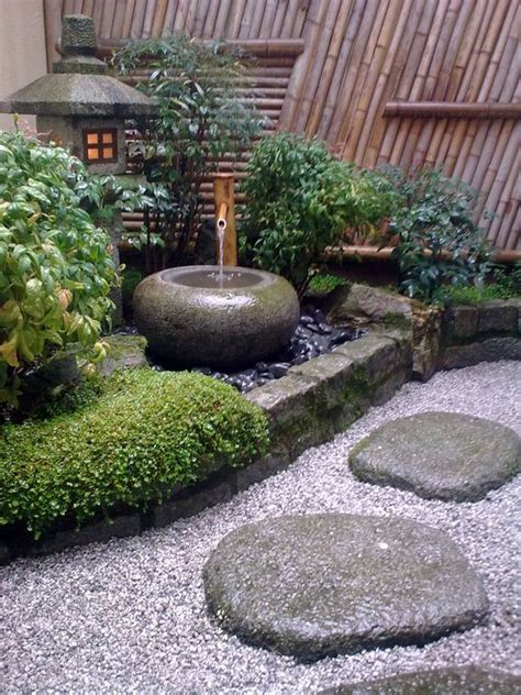 Creating a Zen Garden Using Outdoor Fountains, Planters and Gravel -Decorated Life