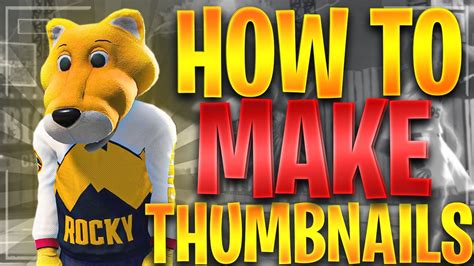 IN DEPTH 2K Thumbnail Tutorial! How to make NBA 2K21 Thumbnails ...