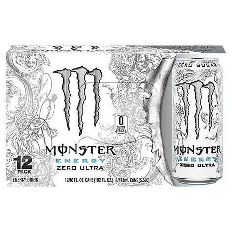 Monster Energy Zero Ultra, Zero Ultra, 16 oz. (Pack of 12) - ShopRite