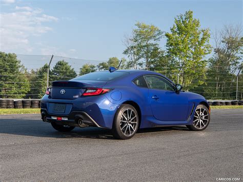 2022 Toyota GR 86 (Color: Trueno Blue) - Rear Three-Quarter | Caricos