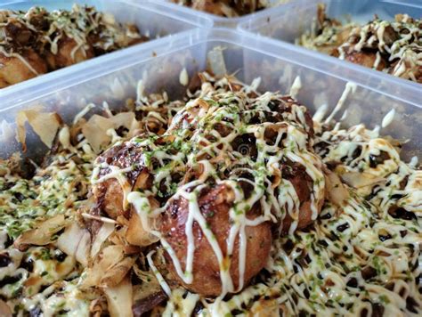 Takoyaki Japanese Street Food,Traditional Food Stock Image - Image of takoyaki, food: 210263643