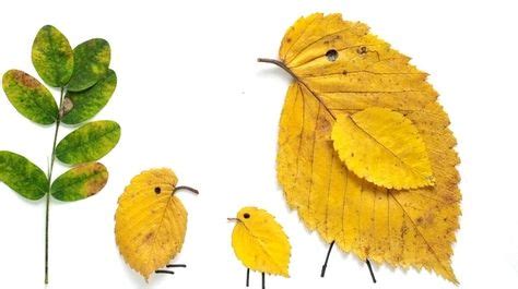 18 Leaf Collage/Art - using leaves ideas | nature crafts, leaf collage, fall crafts