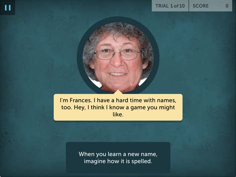 What’s My Name? - The NEW game for remembering names and faces