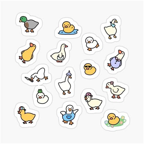 "cute ducks pack" Sticker for Sale by Daniel .st | Work stickers, Cute ...