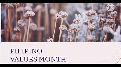 Filipino Values Month - YouTube