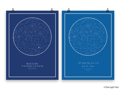 Star chart Night sky map DIGITAL DOWNLOAD Star Map Print | Etsy