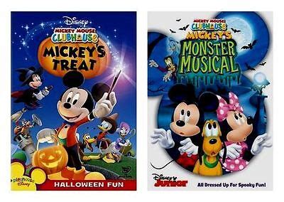 Disney Mickey Mouse Clubhouse Mickey's Treat & Monster Musical Halloween DVD Set 786936743548 | eBay