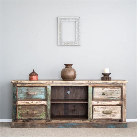 Rustic TV Cabinet B - furniture - lighting - decor