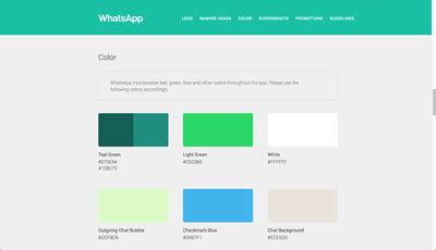 WhatsApp Colors - Hex, RGB, CMYK, Pantone | Color Codes - U.S. Brand Colors