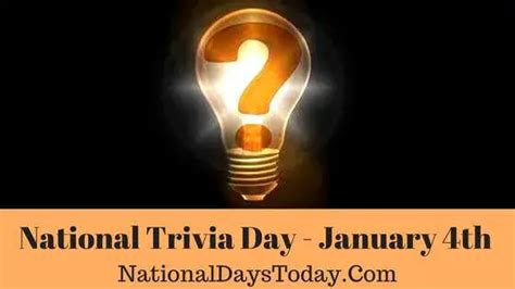 National Trivia Day 2023 - Things Everyone Should Know