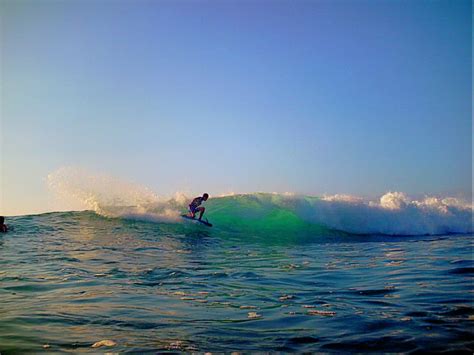 Surfing Paia Bay Kahului Hawaii USA