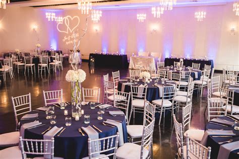 Beautiful Navy and Silver Wedding Reception at SoHo63! Silver Wedding Reception, Silver Wedding ...