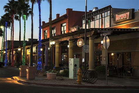 Historic Chandler Az Downtown Boardwalk Photograph by Dave Dilli