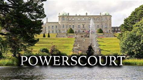 IRELAND | Powerscourt Estate & Gardens - YouTube