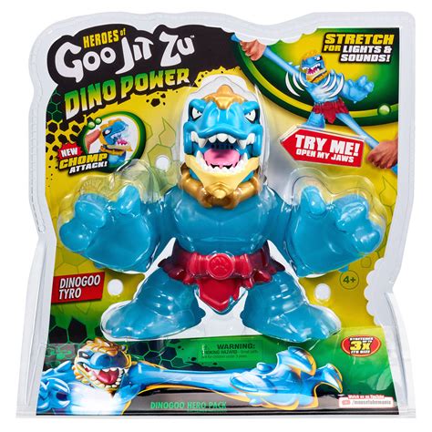 heroes of goo jit zu dino power thrash stretch figure