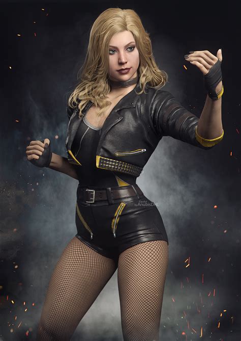 Black Canary Minecraft Skin