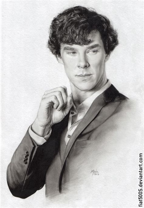 Sherlock pencil portrait by fiat500S on deviantART | Sherlock drawing ...