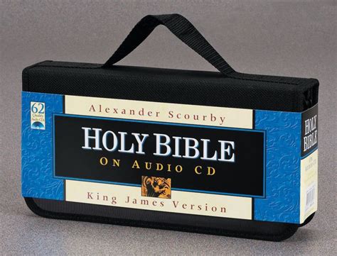 Scourby KJV Bible on Audio CD by Alexander Scourby, Audiobook (CD ...