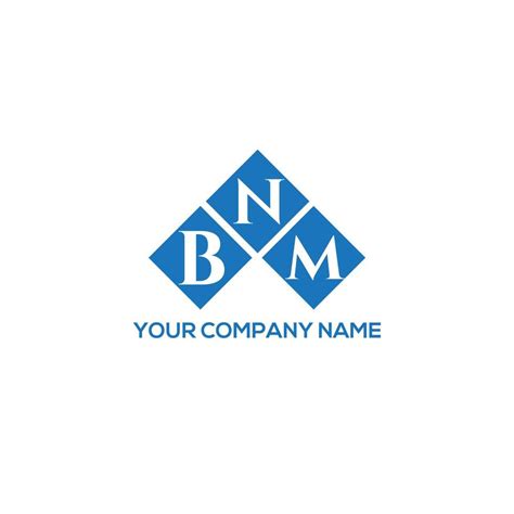 BNM letter logo design on WHITE background. BNM creative initials ...