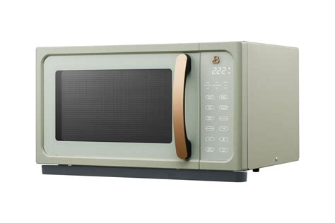 Beautiful 1.1 Cu ft 1000 Watt, Sensor Microwave Oven, Sage Green by ...