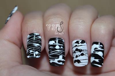 Vic and Her Nails: OMD Challenge Day 4 - Black & White