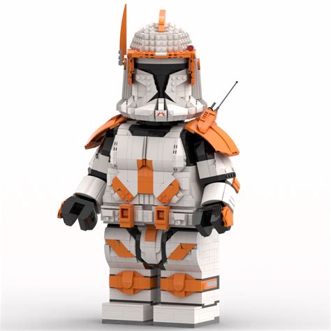 LEGO MOC Commander Cody Phase 1 Megafigure (fits official helmet) by Albo.Lego | Rebrickable ...