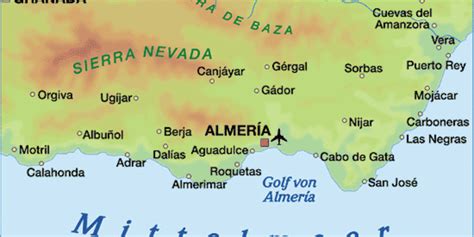 Karte von Costa de Almeria (Region in Spanien) | Welt-Atlas.de