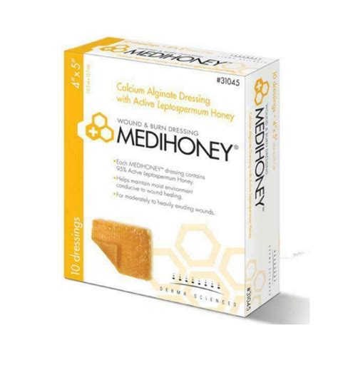 MEDIHONEY® 4 X 5 Calcium Alginate Dressing - 31045 | Medical Supply Surplus