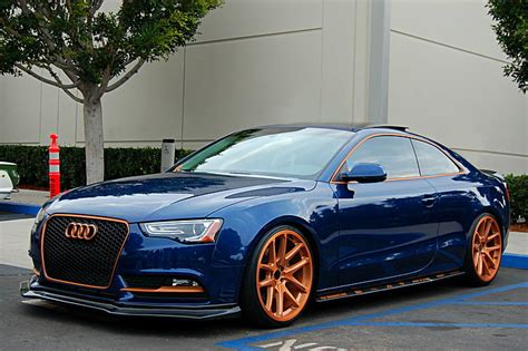 HD wallpaper: audi a5 coupe, blue, side view, luxury, cars, modified, Vehicle | Wallpaper Flare