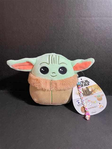 Squishmallow 5 Baby Yoda Mandalorian Star Wars W/custom - Etsy Canada