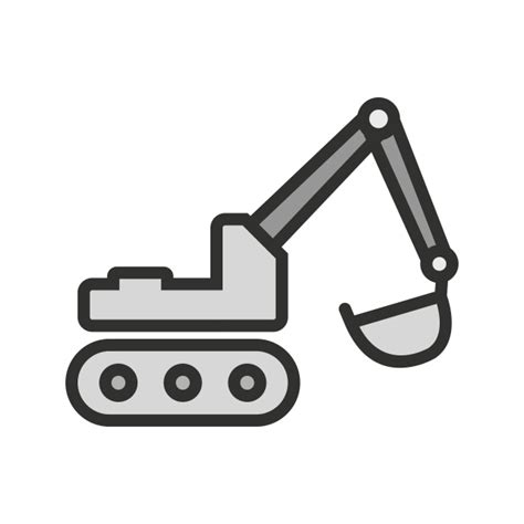 Excavation Vector Design Images, Excavator Icon Design, Heavy ...