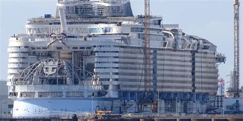 New Royal Caribbean Vessel, Utopia of the Seas Floated in France