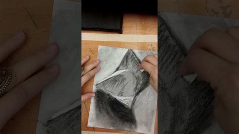 Crumpled Paper Drawing Step 1 - YouTube