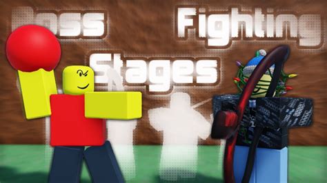 playing boss fighting stages (roblox) - YouTube