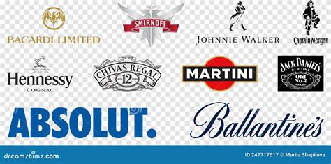 Best liquor brands logos editorial photography. Illustration of daniels ...