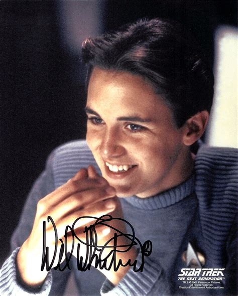 Wil Wheaton in Star Trek The Next Generation Signed Autographed 8 X 10 ...